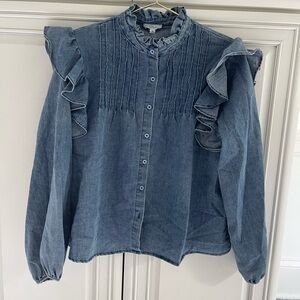 Elan Denim Shirt || Sz Medium